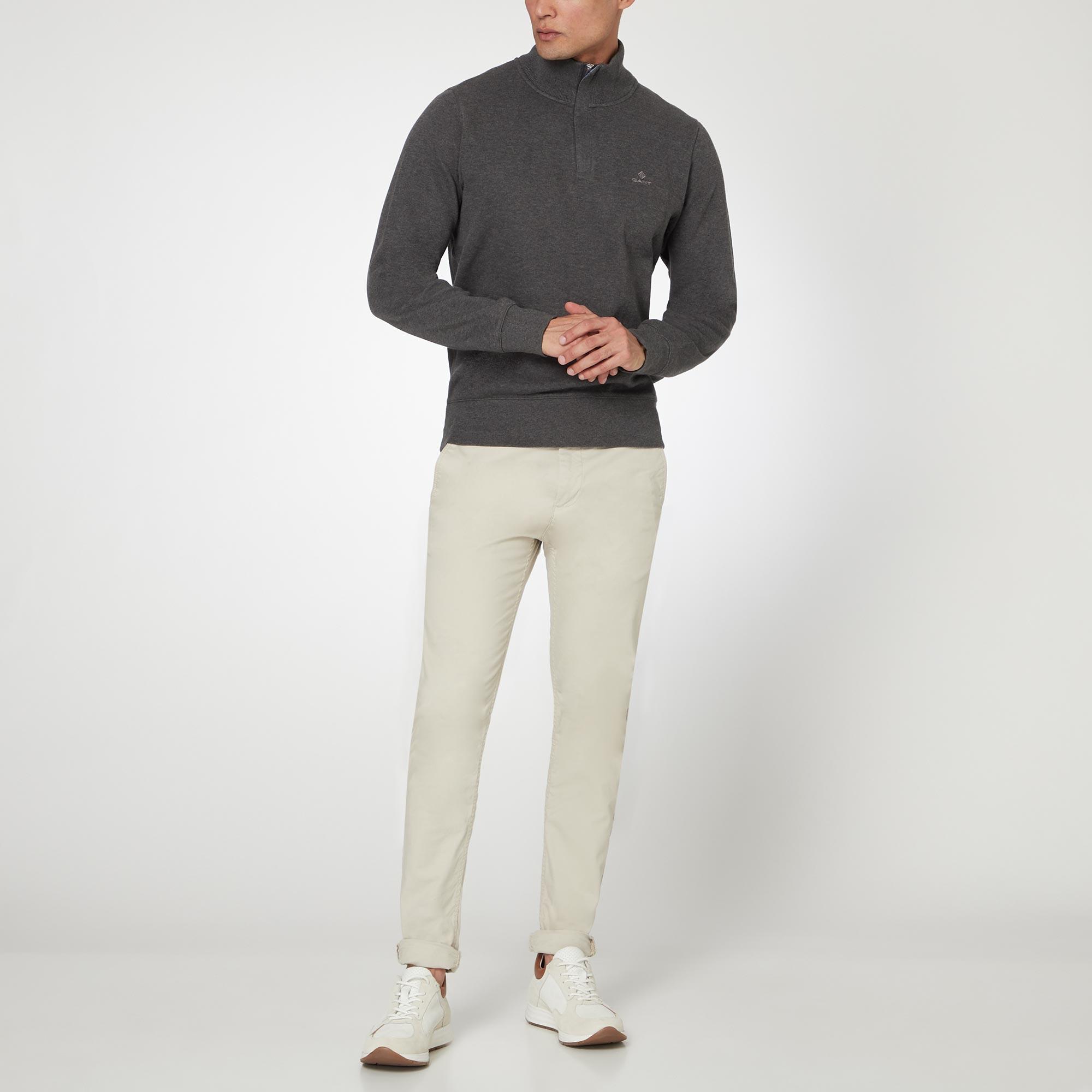 Sacker Cotton Half-Zip Sweatshirt